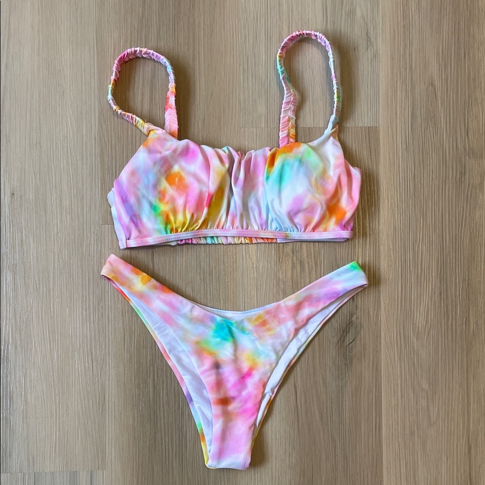 Sunday Brunch - Women’s 2 Piece Tie Dye Bikini - NWT Size M